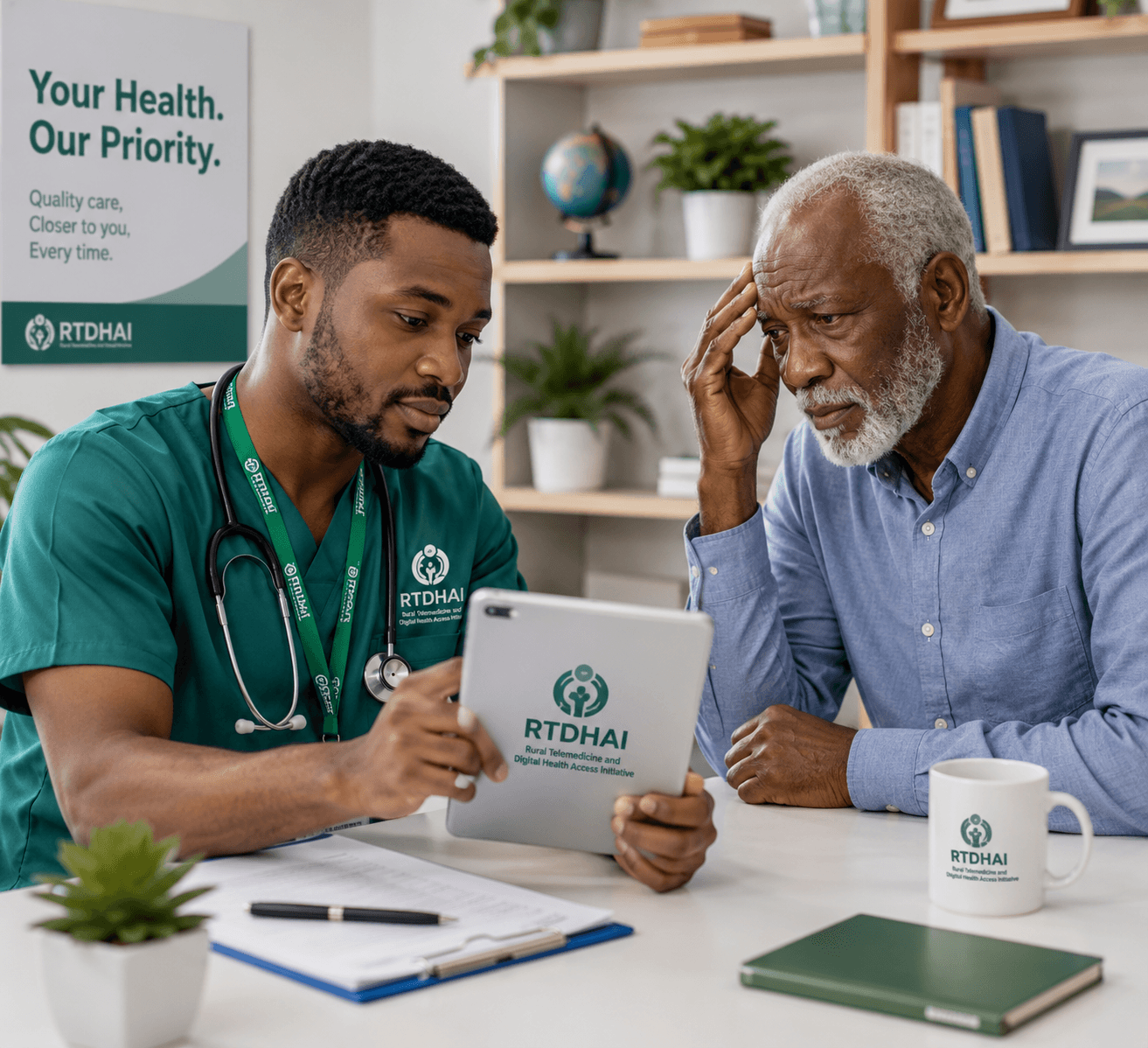 Rural Nigerian Clinic Setup